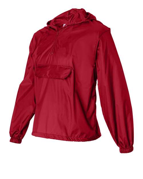 Packable Half-Zip Hooded Pullover Jacket | USA Decoration