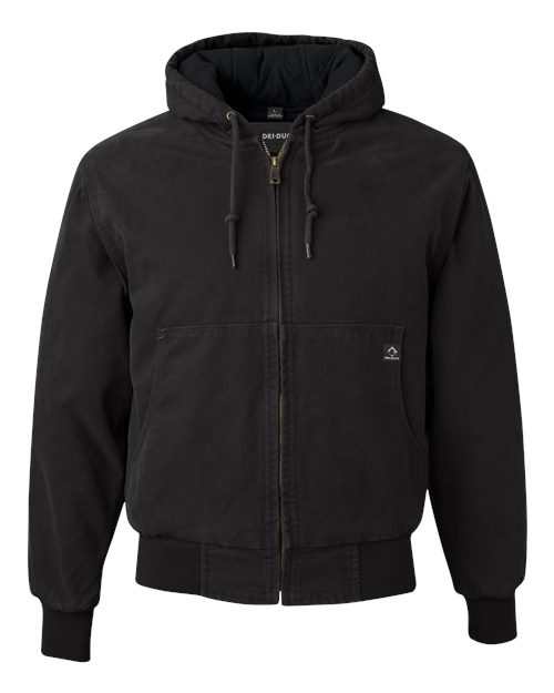 Cheyenne Boulder Cloth™ Hooded Jacket with Tricot Quilt Lining Tall Sizes | USA Decoration