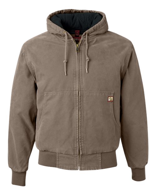 Cheyenne Boulder Cloth™ Hooded Jacket with Tricot Quilt Lining Tall Sizes | USA Decoration