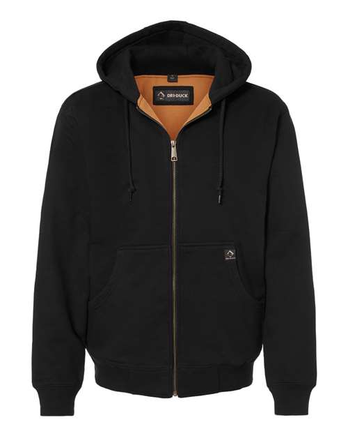 Crossfire Heavyweight Power Fleece Hooded Jacket with Thermal Lining Tall Sizes | USA Decoration