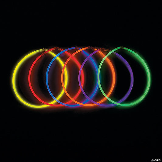 Per Dozen: 22" Glow-in-the-Dark Plastic Necklace Party Pack - 12 Pc. | USA Decoration®