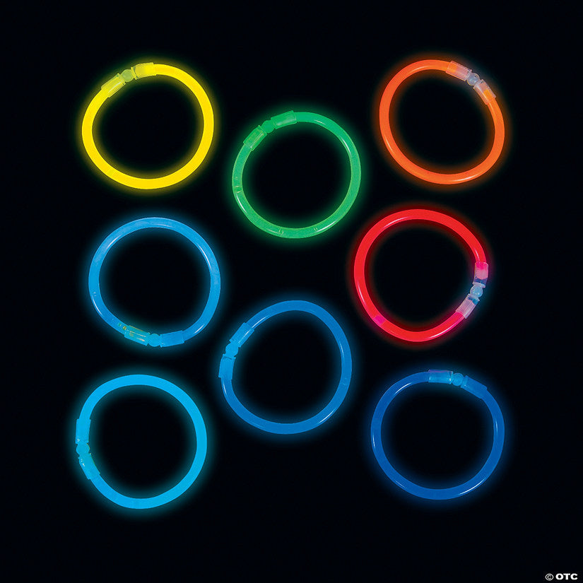 Bulk 50 Pc. Glow Bracelet Assortment | USA Decoration®