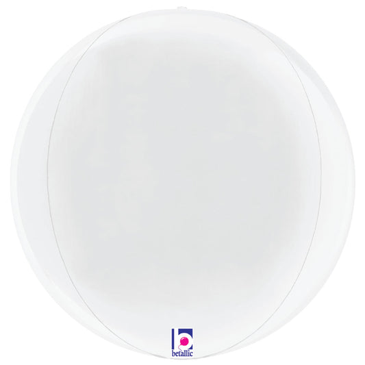 22 inch DIMENSIONALS WHITE GLOBE | USA Decoration®