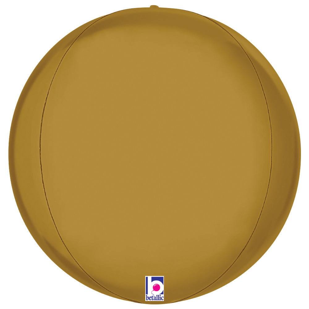 22 inch DIMENSIONALS SATIN GOLD GLOBE | USA Decoration®