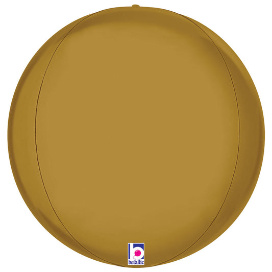 22 inch DIMENSIONALS SATIN GOLD GLOBE | USA Decoration®