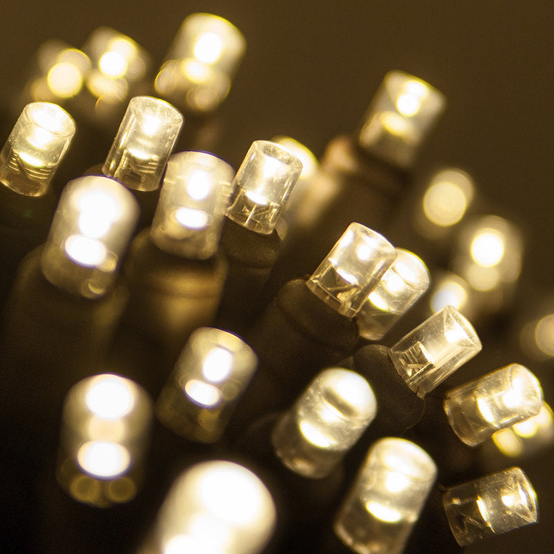 25' 50-Light Shatterproof Wide Angle LED Mini String Lights (End to End Connectable)
