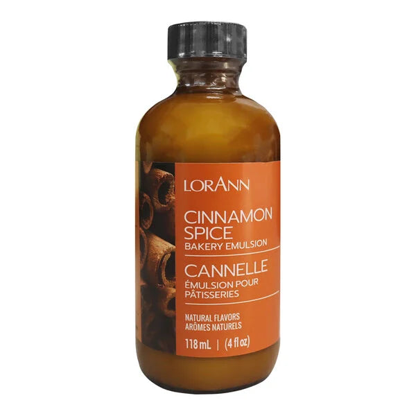 LorAnn Oils Cinnamon Spice Bakery Emulsion, 4 fl. oz