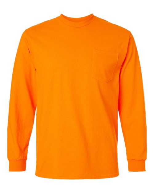 Ultra Cotton® Long Sleeve Pocket T-Shirt | USA Decoration