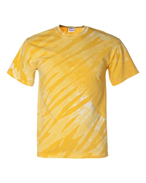 Tiger Stripe Tie-Dyed T-Shirt | USA Decoration