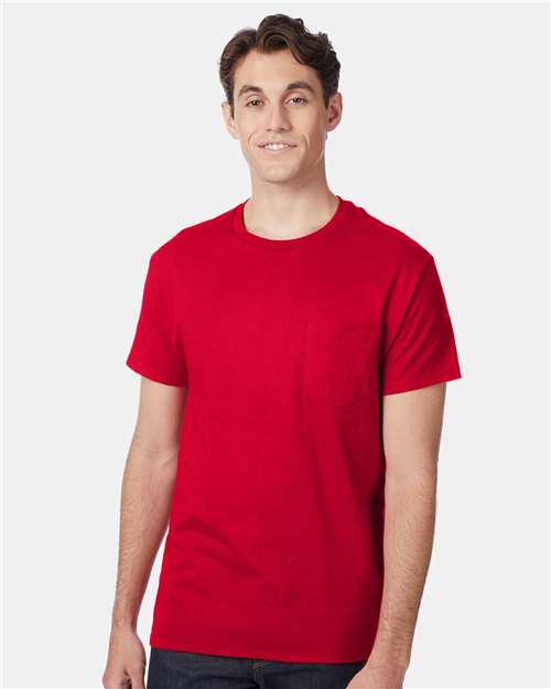 Authentic Pocket T-Shirt | USA Decoration