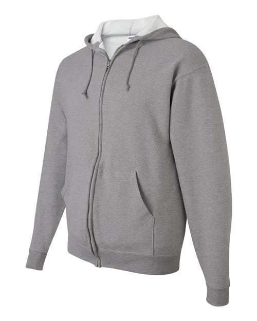 NuBlend® Full-Zip Hooded Sweatshirt | USA Decoration