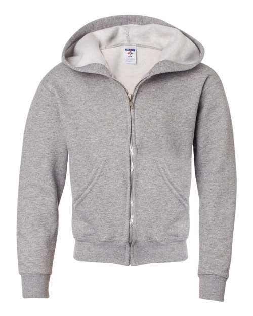 NuBlend® Youth Full-Zip Hooded Sweatshirt | USA Decoration