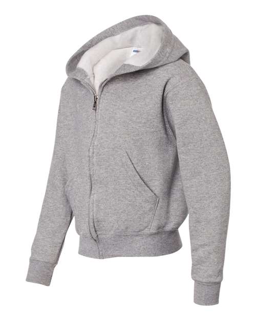 NuBlend® Youth Full-Zip Hooded Sweatshirt | USA Decoration