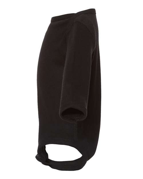 Infant Long Sleeve Baby Rib Bodysuit | USA Decoration