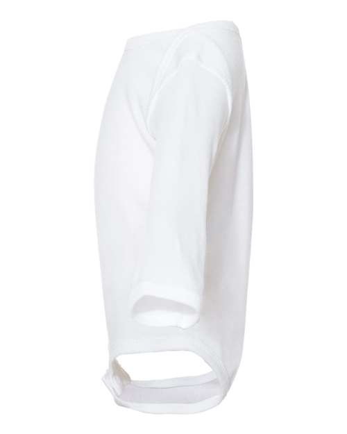 Infant Long Sleeve Baby Rib Bodysuit | USA Decoration