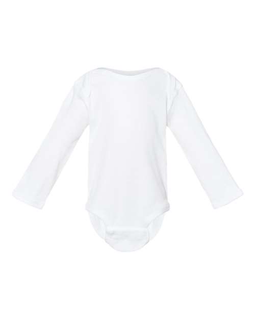 Infant Long Sleeve Baby Rib Bodysuit | USA Decoration