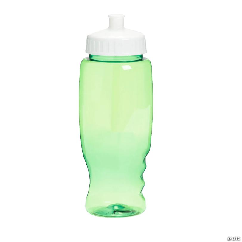27 oz. Bulk 50 Ct. Green Plastic Water Bottles | USA Decoration®