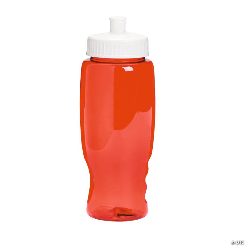 27 oz. Bulk 50 Ct. Red Plastic Water Bottles | USA Decoration®