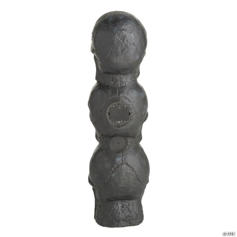 28" Light-Up LED Blow Mold Stack of Skulls Halloween Decoration