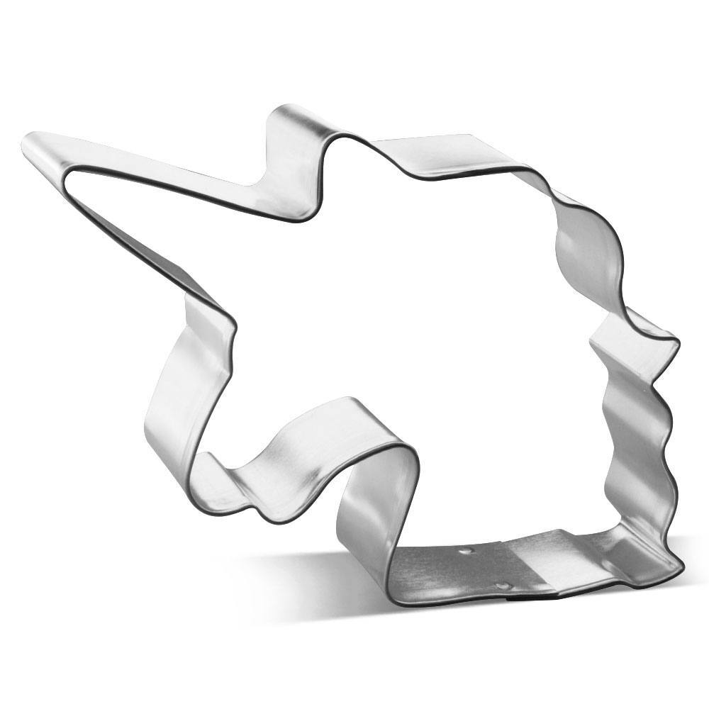 Unicorn Head With Mane Cookie Cutter 5 in B1683
