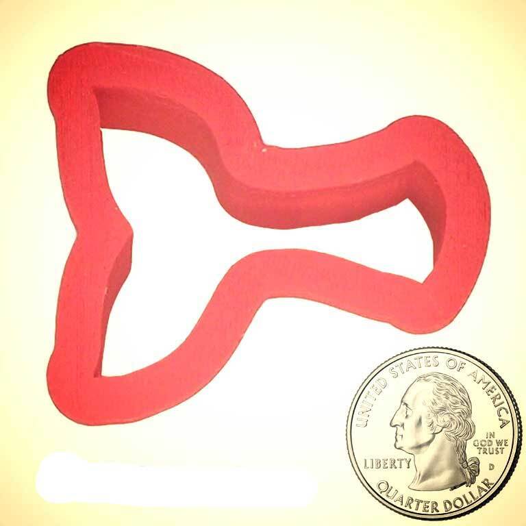 Miniature Mermaid Tail Cookie Cutter 2 in PC0316