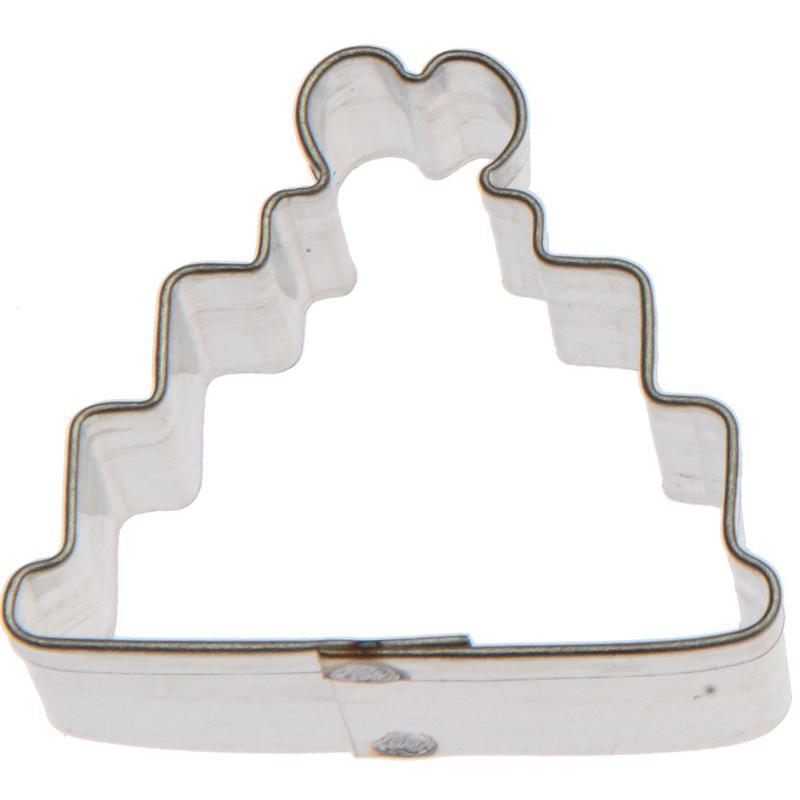 Mini Wedding Cake Cookie Cutter 1.25 In. M150