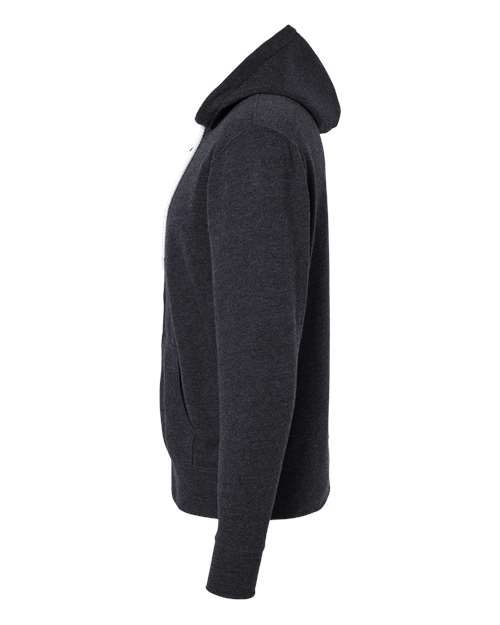 Lightweight Full-Zip Hooded Sweatshirt | USA Decoration