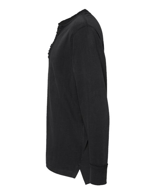 Vintage Brushed Jersey Henley | USA Decoration