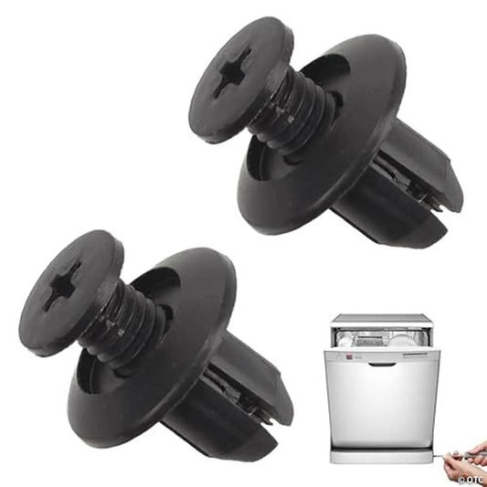 2-Pack Dishwasher Kick Plate Trim Retainer - Whirlpool Compatible - Compare to WPW10503548 - 2 Clips | USA Decoration®