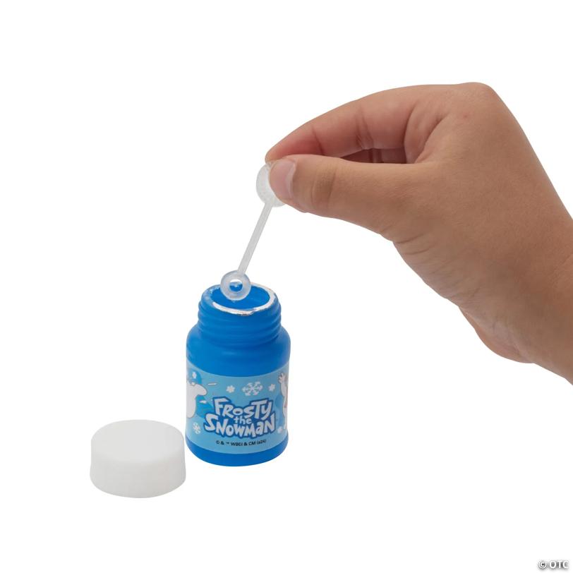 2" 1 oz. Mini Frosty the Snowman™ Bubble Bottle Handouts - 24 Pc.