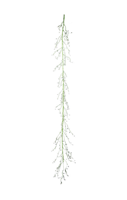 115" Pre-Lit Artificial Christmas Garland draped across a fireplace mantel