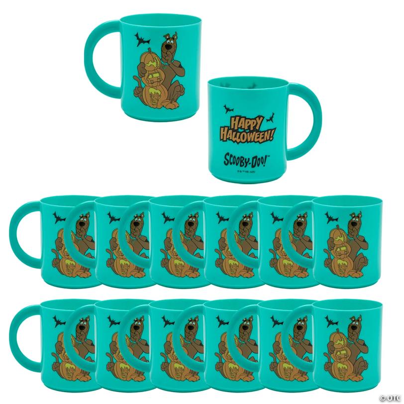 2 3/4" 8 oz. Halloween Scooby-Doo!™ Character Plastic Mugs – 12 Pc.