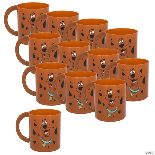 2 3/4" 8 oz. Scooby-Doo!™ Character Plastic Mugs – 12 Pc.