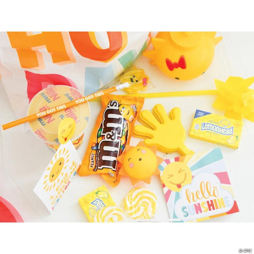 2 3/4" Mini You Are My Sunshine Yellow Vinyl Squirt Toys - 12 Pc.