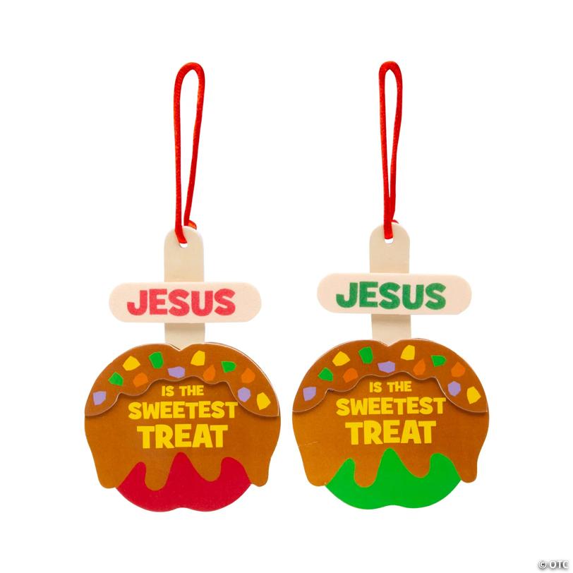 2 3/4" x 4" Religious Jesus is the Sweetest Treat Ornament Craft Kit – Makes 12