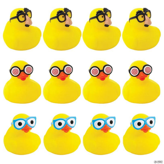 2" Classic Gags Rubber Ducks - 12 Pc.