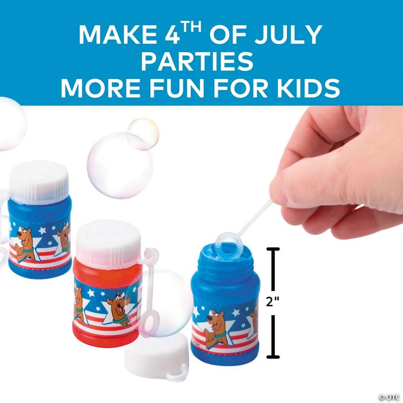 2" Mini Patriotic Scooby-Doo!™ Plastic Bubble Bottles – 24 Pc.