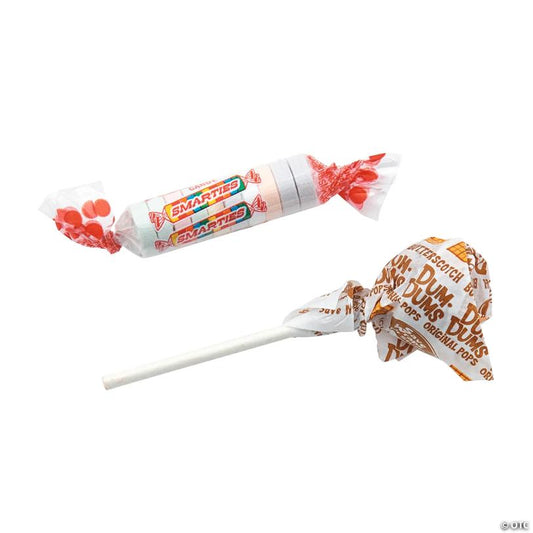 2 lbs. Dum Dums & Smarties Candy Assortment - 200 Pc.