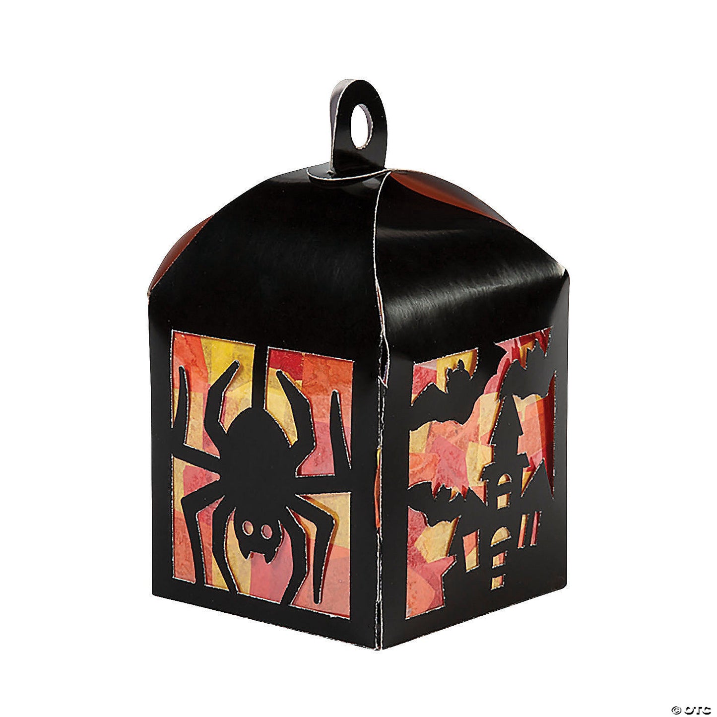 3 3/4" x 7 3/4" Halloween Lantern Tissue Acetate Craft Kit - Makes 12 | USA Decoration®
