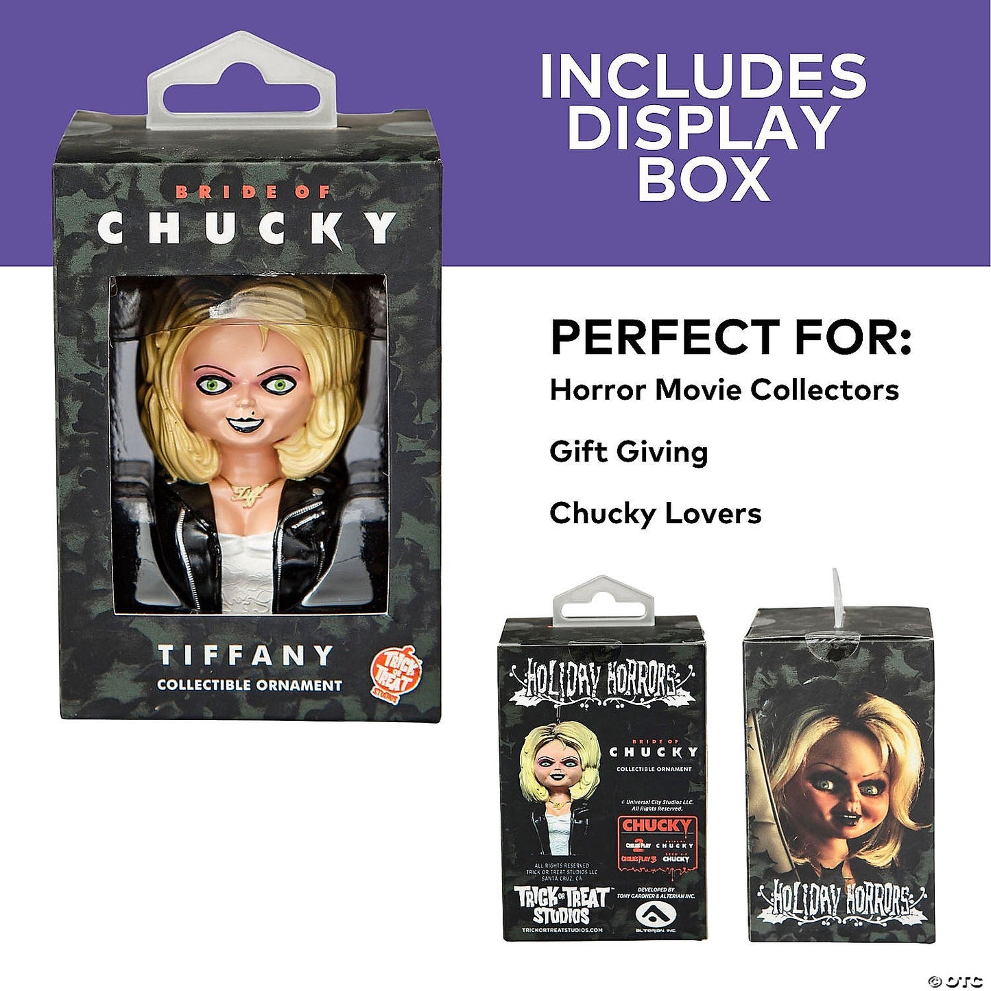3" Child’s Play: Bride of Chucky™ Tiffany Bust Resin Collectible Ornament | USA Decoration®