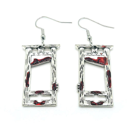 3 Pack Hanging Guillotine Halloween Earrings | USA Decoration®