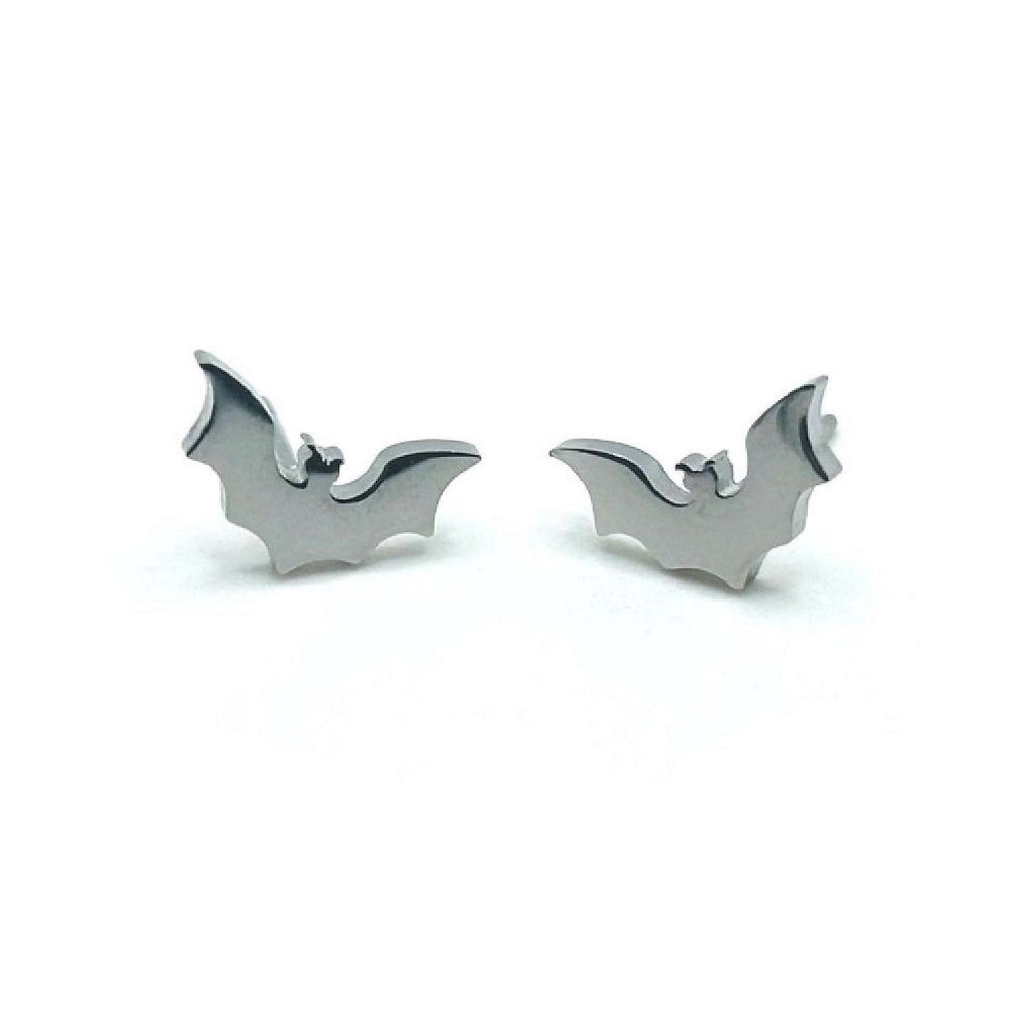 3 Pack Silver Bat Halloween Earrings | USA Decoration®