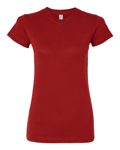 Women's Fitted Fine Jersey Tee | USA Decoration