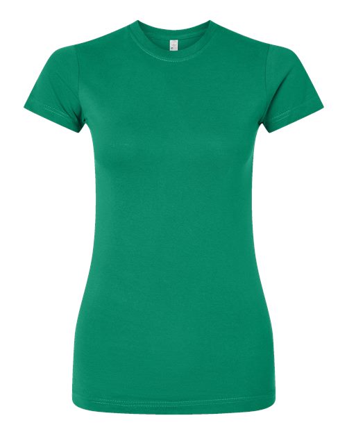 Women's Fitted Fine Jersey Tee | USA Decoration