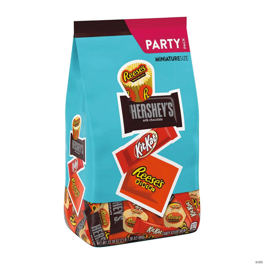 30.22 oz. Hershey's & All Time Greats Miniatures Chocolate Candy Mix - 105 Pc.