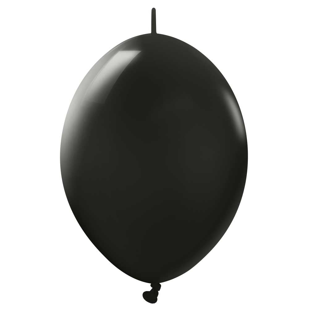 Latex Balloons 6 Inch Kalisan K-Link Black