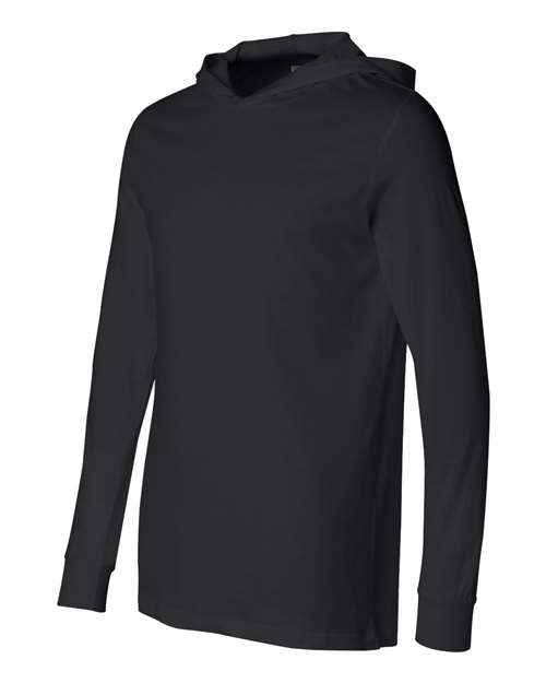 Jersey Hooded Long Sleeve Tee | USA Decoration