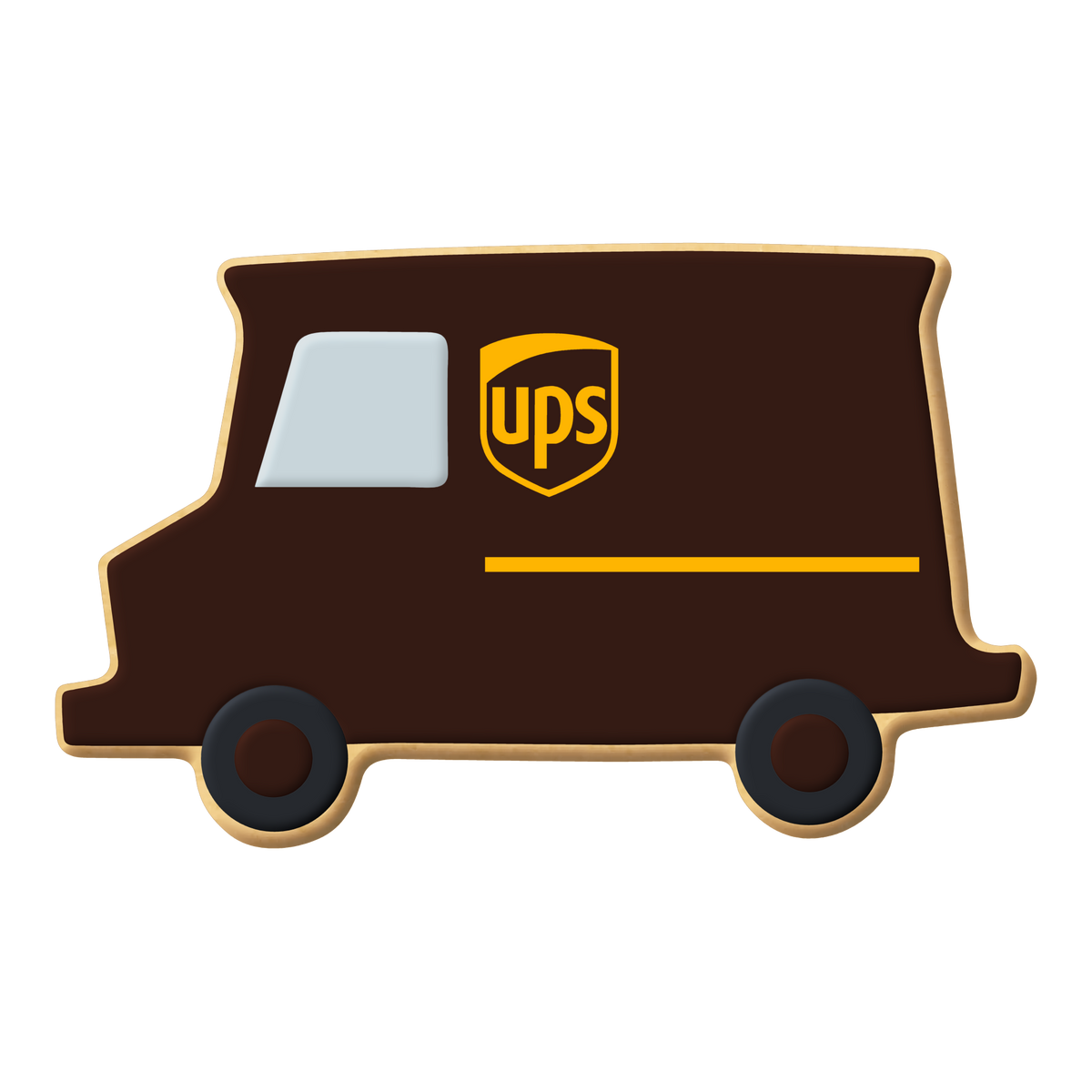 Delivery Truck Cookie Cutter 4 1/8 in B1218