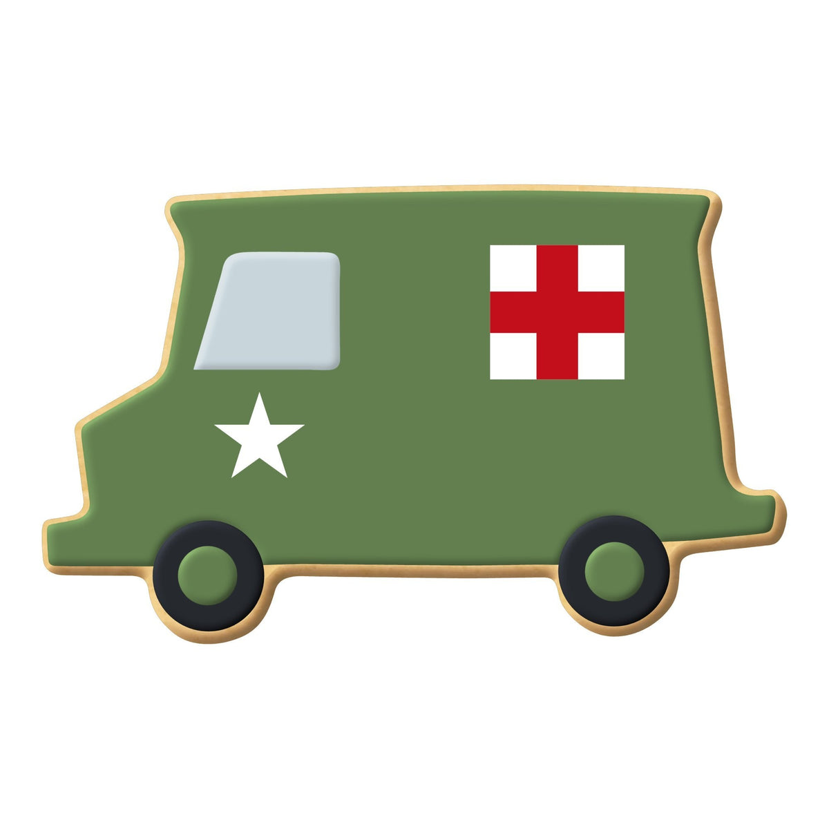 Delivery Truck Cookie Cutter 4 1/8 in B1218