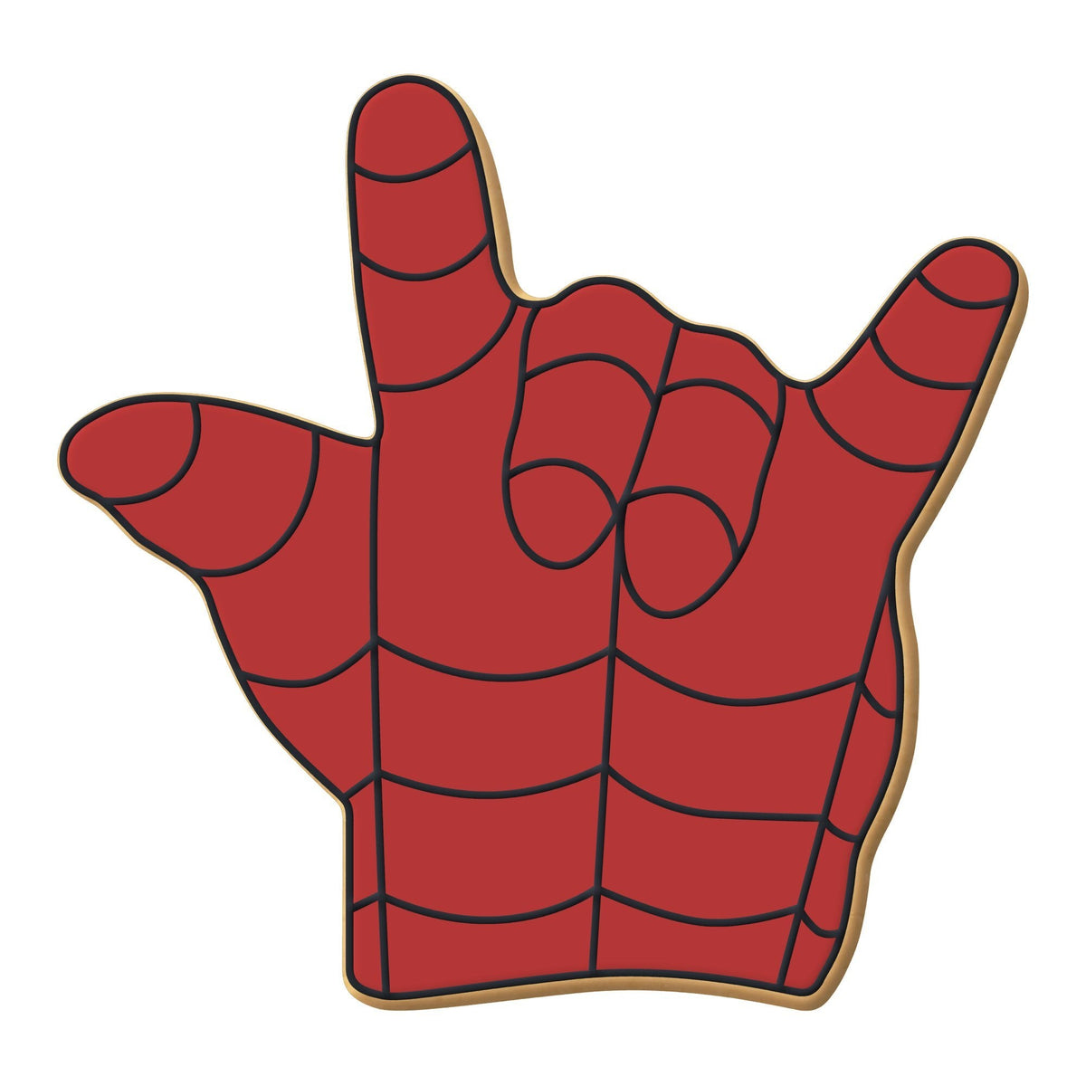 Hand Love Sign Cookie Cutter 3.25 in B1493